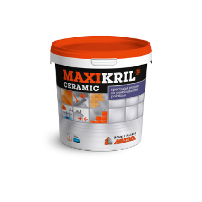 Maxikril Ceramic akrilna impregnacija za upojne i neupojne podloge