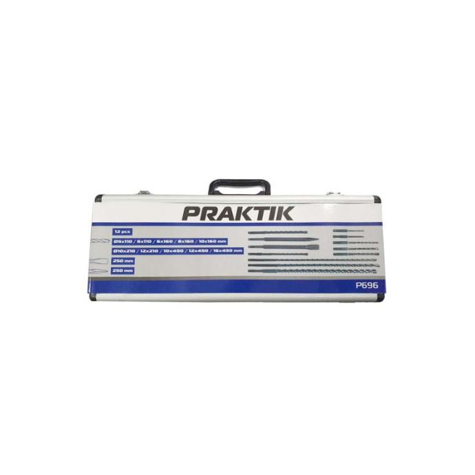 Svrdla i dijetla SDS PLUS garnitura 12-dijelna P696 Praktik