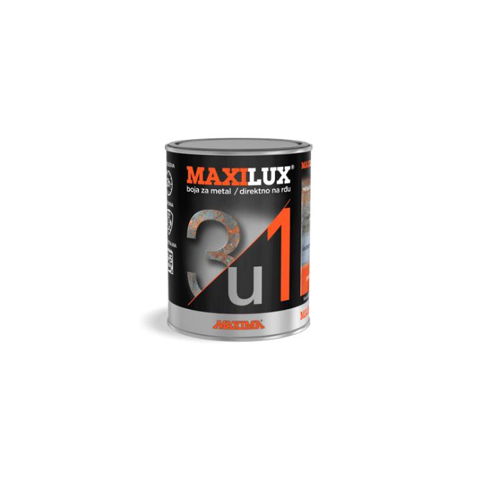 MAXILUX 3u1- brzosušivi antikorozivni temeljno-završni premaz za metal