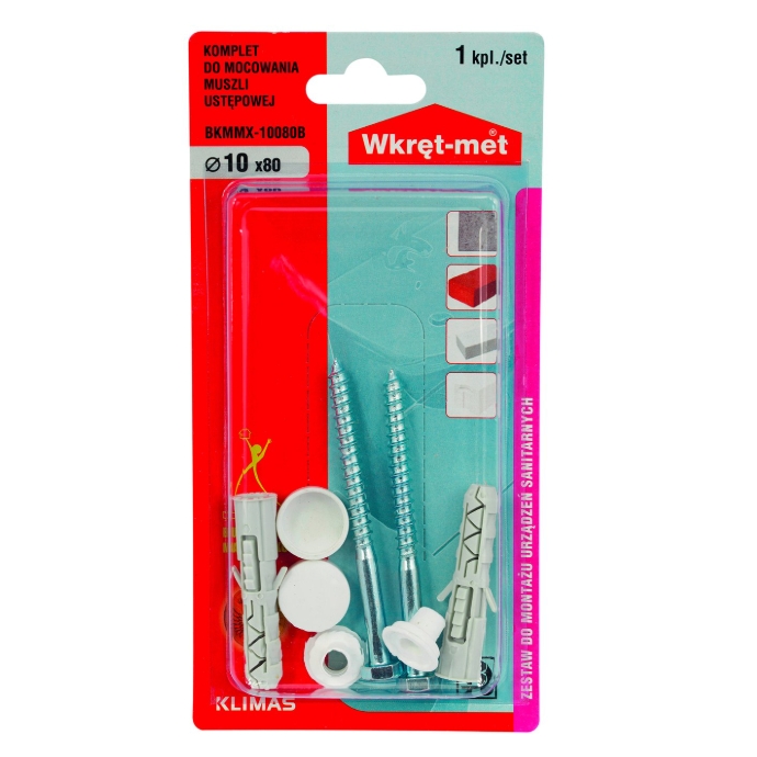 Vijak za WC školjku  set 2/1