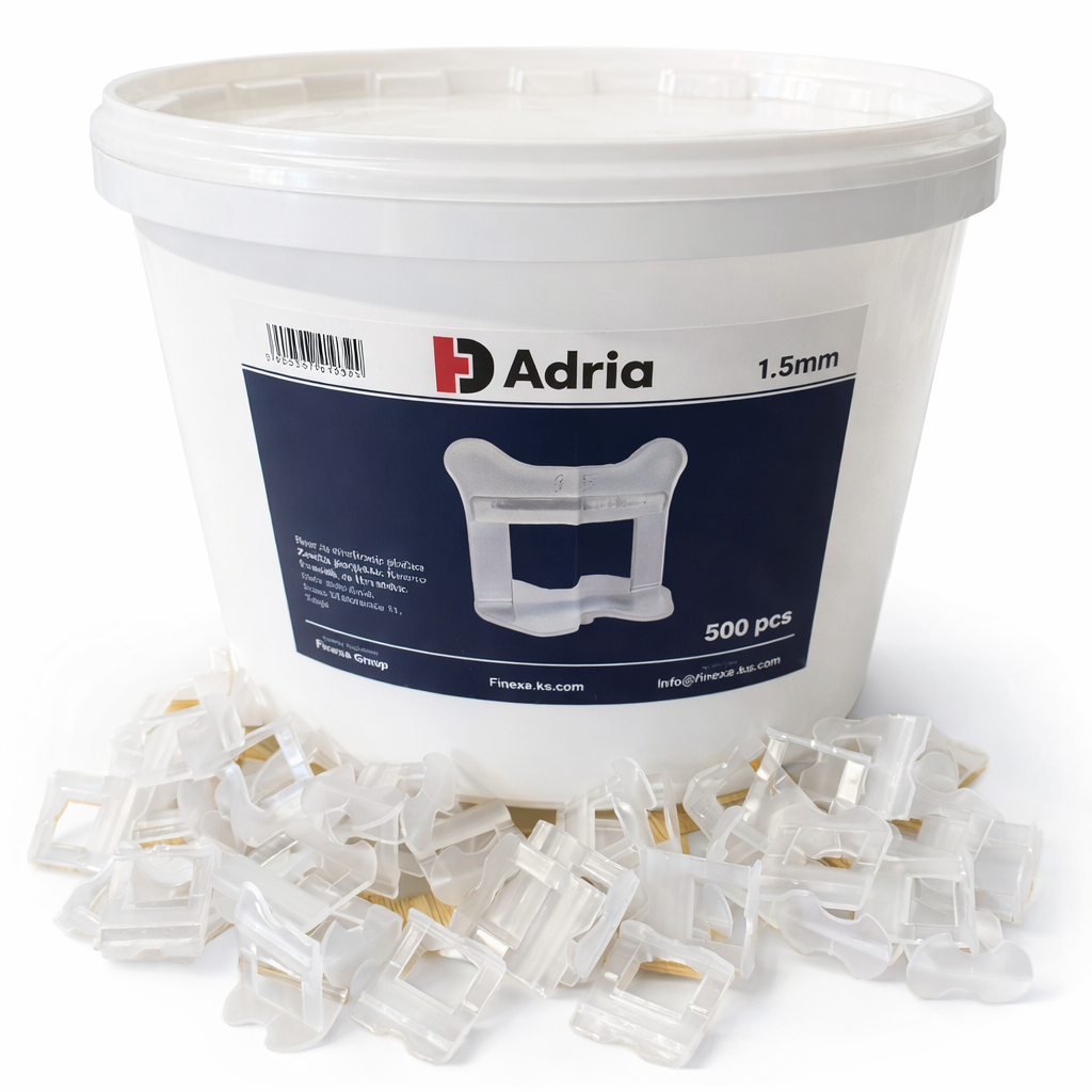 Baze(nivelatori) za niveliranje 1mm, 1.5mm 500 kom kantica