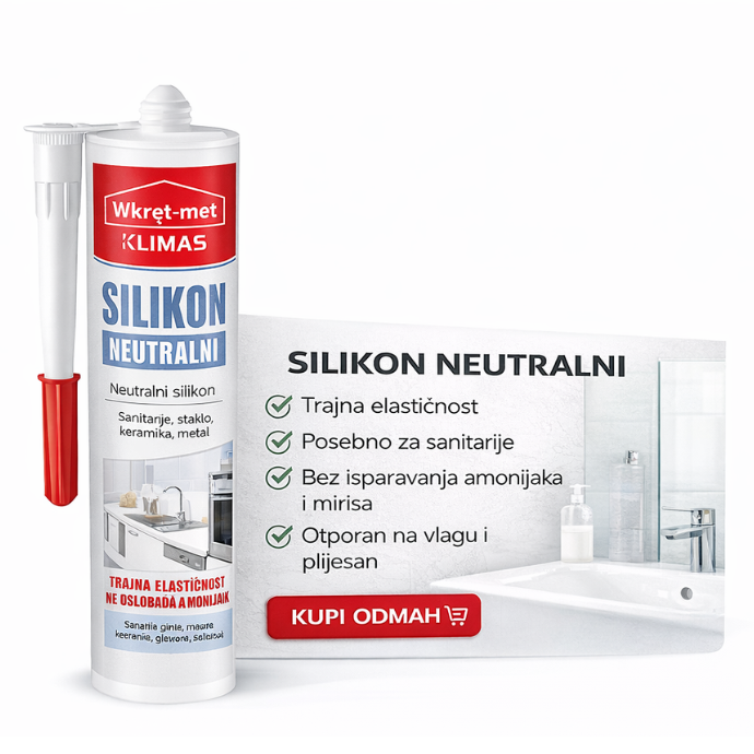 Neutralni silikon – Wkręt-met Klimas | silikon bez mirisa