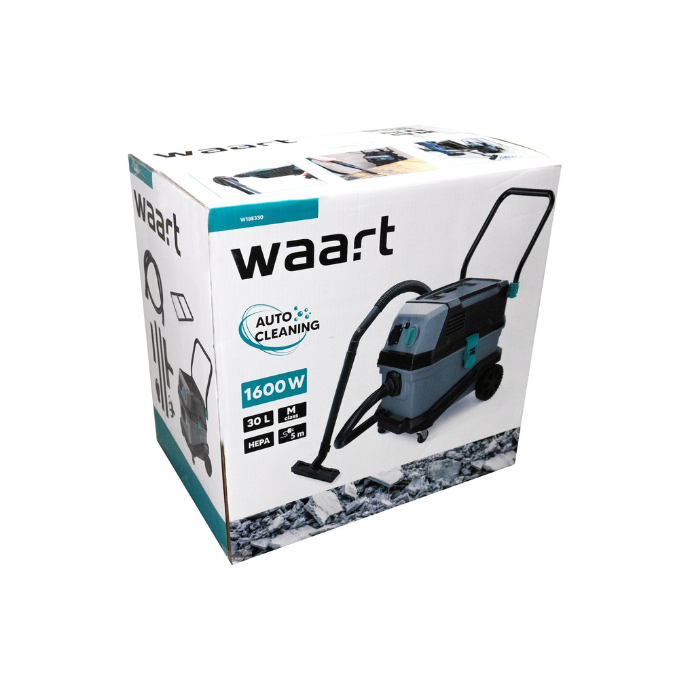 Građevinski usisavač s auto. tresilom 1600W, 30L, HEPA, M-klasa - Slika 5