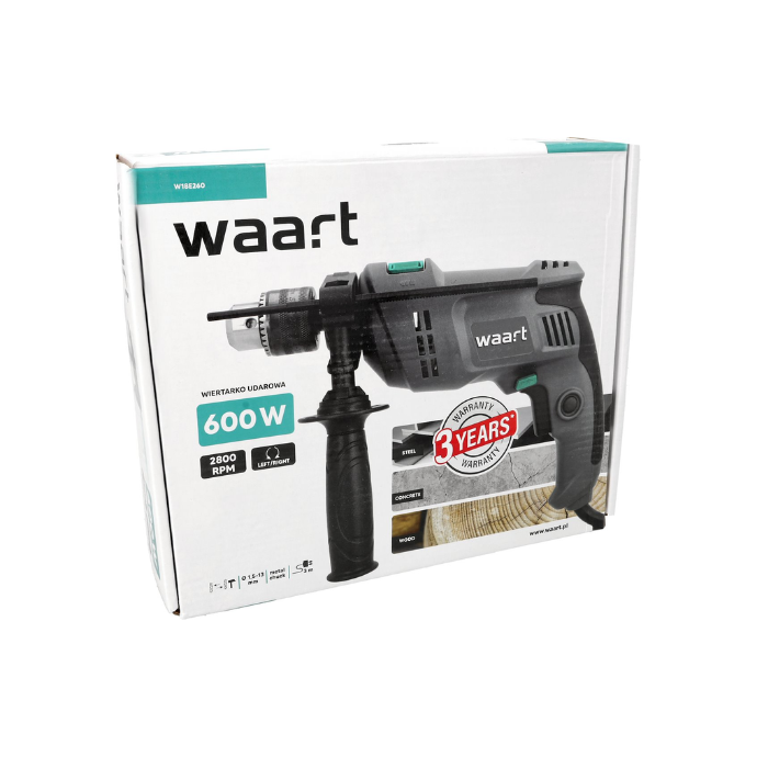 Waart električna udarna bušilica od 600 W - Slika 4