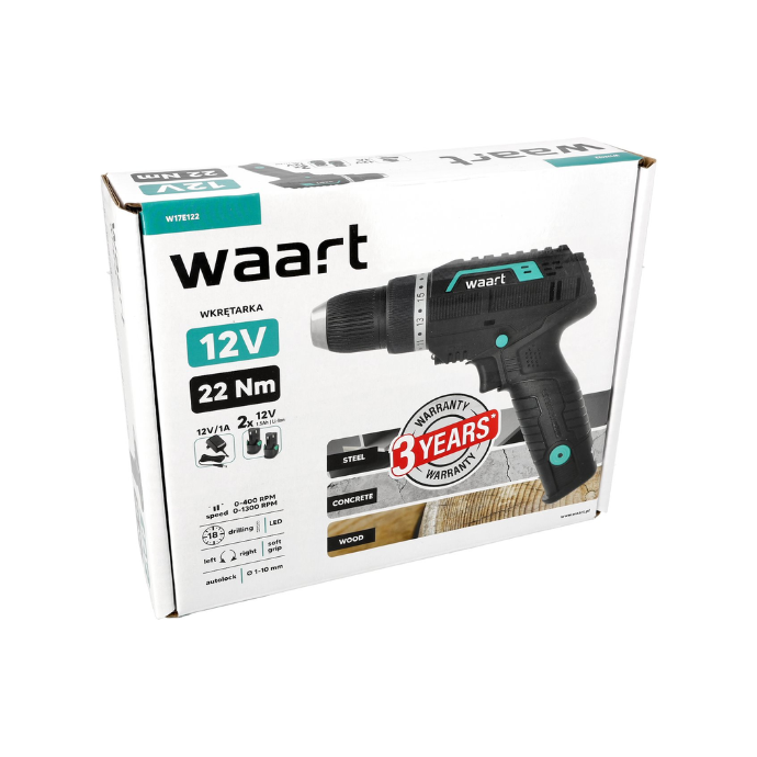 WAART 12V aku odvijač s dvije brzine - Slika 7