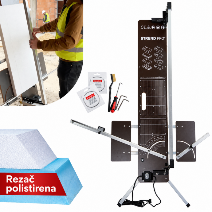 Strend Pro SDDR-140 rezač za polistiren, 200 W, samostojeći - Slika 3